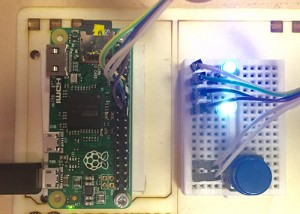 Figure 3. Raspberry Pi0 configured to support hdmi video Circuit credit: Stan Cohen
