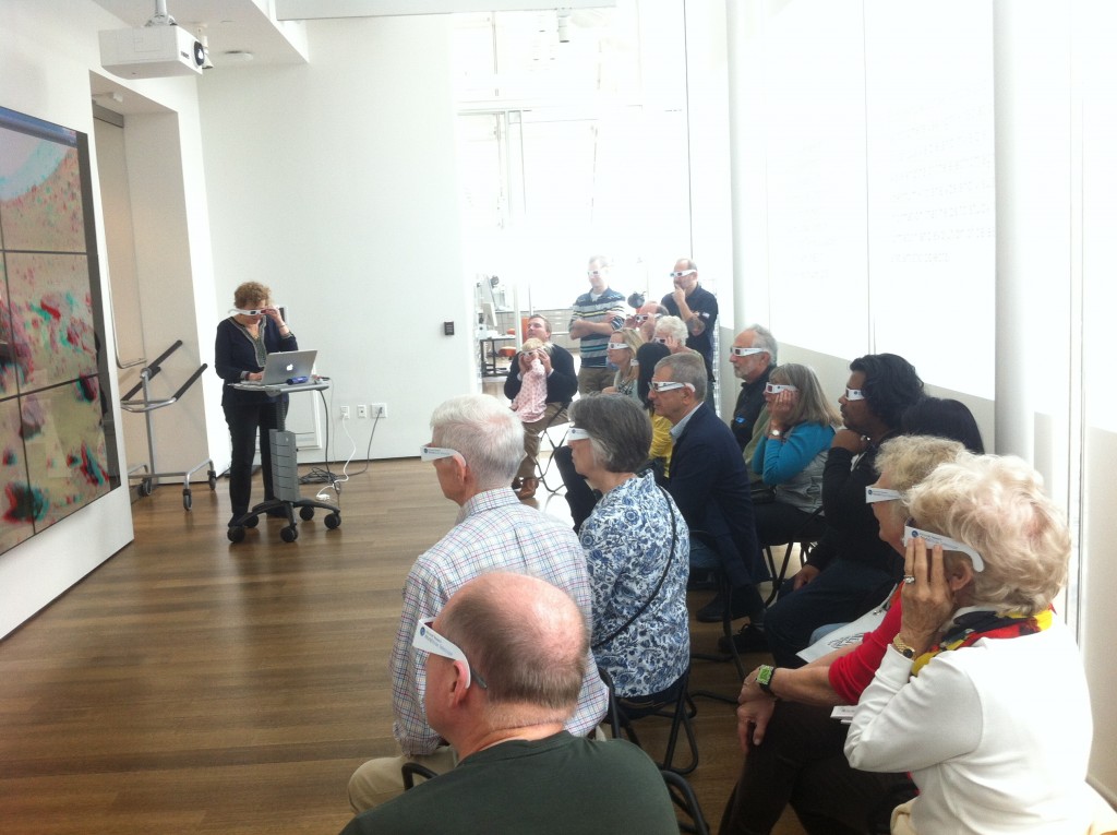 Figure 16 – An audience during an in-gallery event