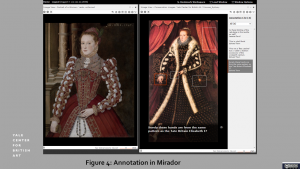 figure 4: Annotation in Mirador